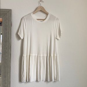 Long short sleeved top